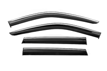 Jeep Grand Cherokee WK2 2010–2021 Vetrni deflektorji oken s kromirano letvijo Niken Luxury (4 kosi) fotografija 1