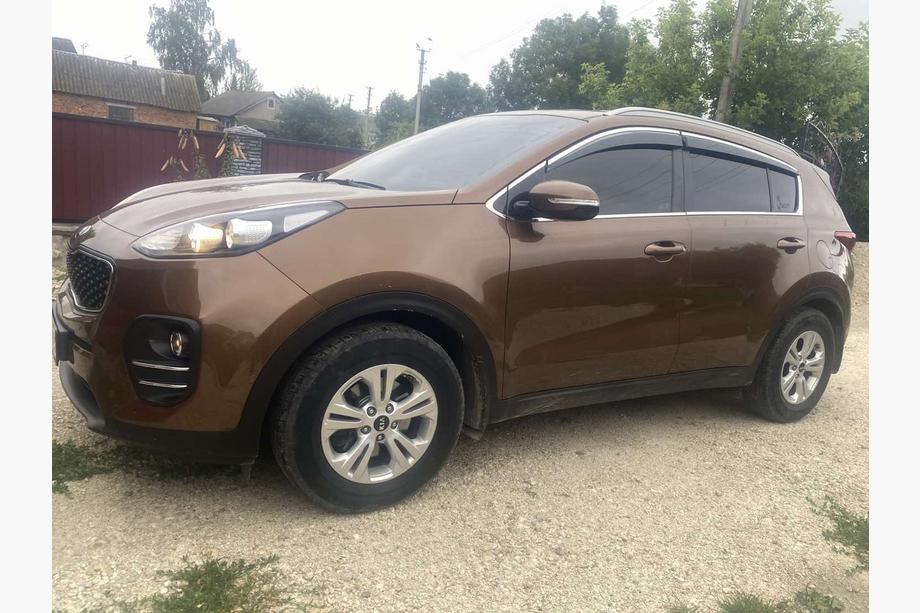 Kia Sportage 2015–2021 Vetrni deflektorji oken s kromirano letvijo Niken Luxury (4 kosi) Image