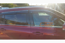 Toyota Highlander 2019– Vetrni deflektorji oken s kromirano letvijo Niken Luxury (4 kosi) fotografija 8