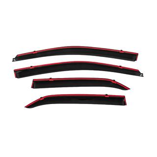 Vetrni deflektorji oken s kromirano letvijo Niken Luxury (4 kosi) Toyota Corolla 2007–2013 fotografija 4