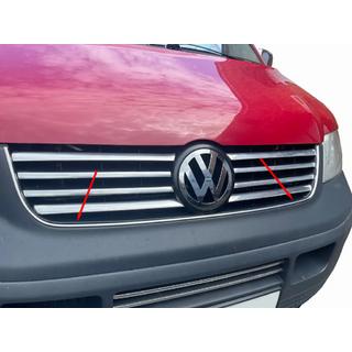 Obroba maske hladilnika (nerjaveče jeklo) Volkswagen T5 Transporter 2003–2010 fotografija 1