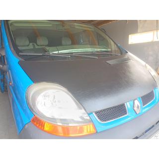 Prevleka za pokrov motorja (umetno usnje) Renault Trafic 2001–2015 fotografija 3