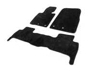 Toyota Land Cruiser 200 2007–2021 Tekstilne preproge za avto Deluxe V-2 (2012-2021, črne) fotografija 1