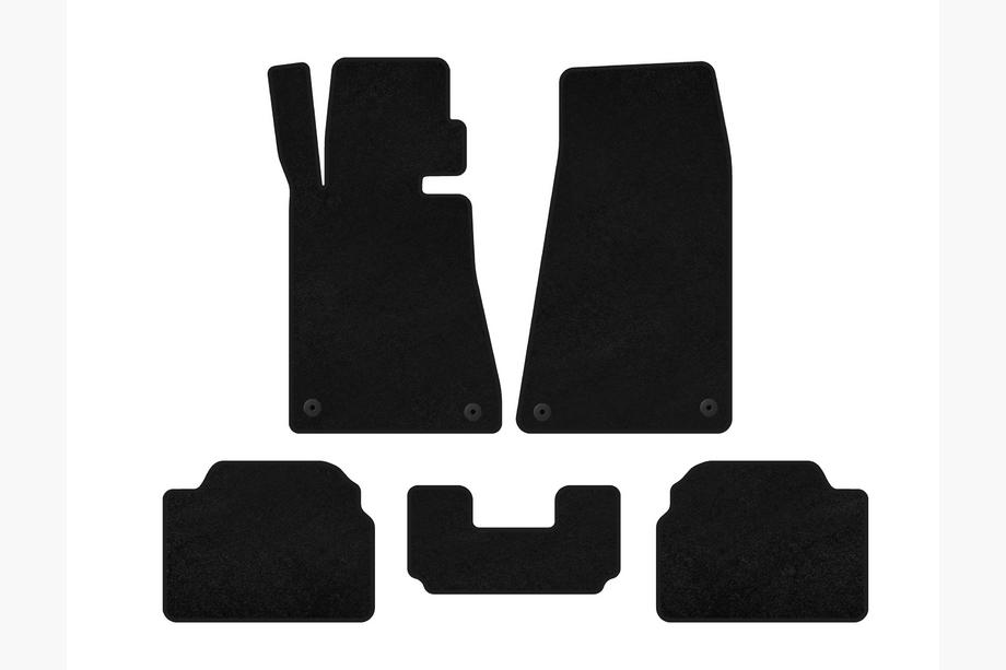 BMW serija 5 E34 1988–1995 Tekstilni avtomobilski tepihi Deluxe (Črni) Image