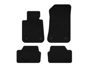BMW serija 1 E81/E82/E87/E88 2004–2011 Tekstilni tepihi Deluxe (Črna) fotografija 1