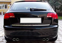Audi A3 2012–2020 Nerjaveča zaščitna letvica roba prtljažnika fotografija 4