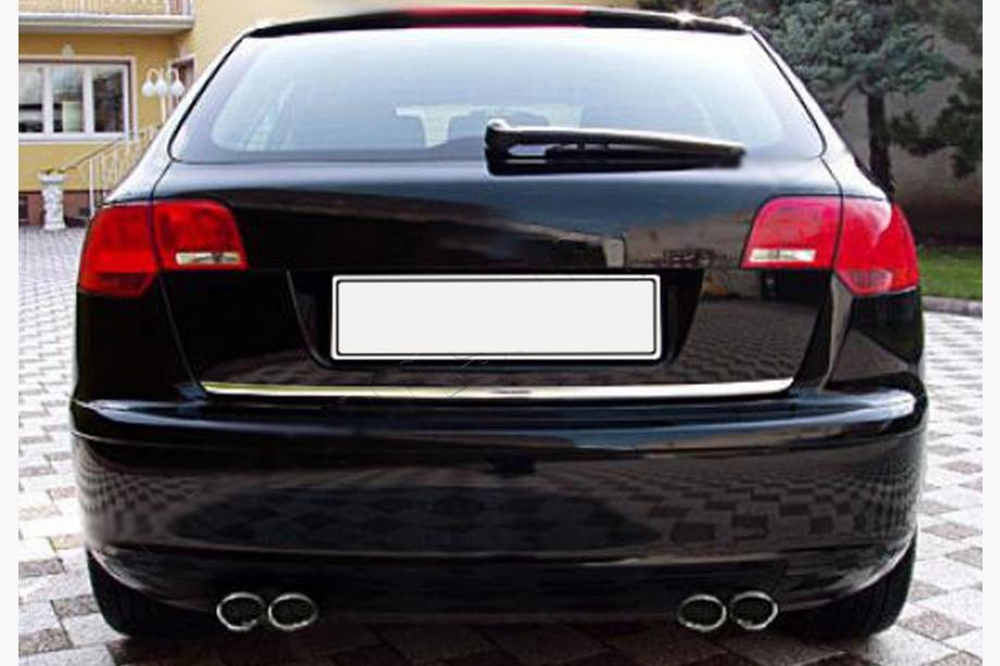 Audi A3 2012–2020 Nerjaveča zaščitna letvica roba prtljažnika Fotografija 4