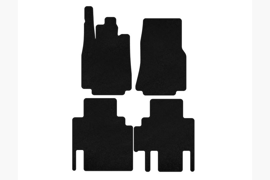 Mercedes Vaneo W414 2001–2005 Tekstilni tepihi Deluxe (Črna) Image