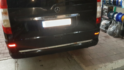 Mercedes Viano 2004–2014 Nerjaveča letev za pokrov prtljažnika fotografija 5