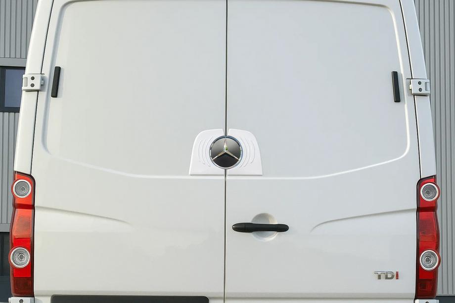 Mercedes Sprinter W906 2006–2018 Okvir zadnjega logotipa (nerjaveče jeklo) Image