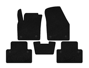 Volvo C30 2006–2012 Tekstilne preproge za avto Deluxe (HB, 3-vratni, črne) fotografija 1