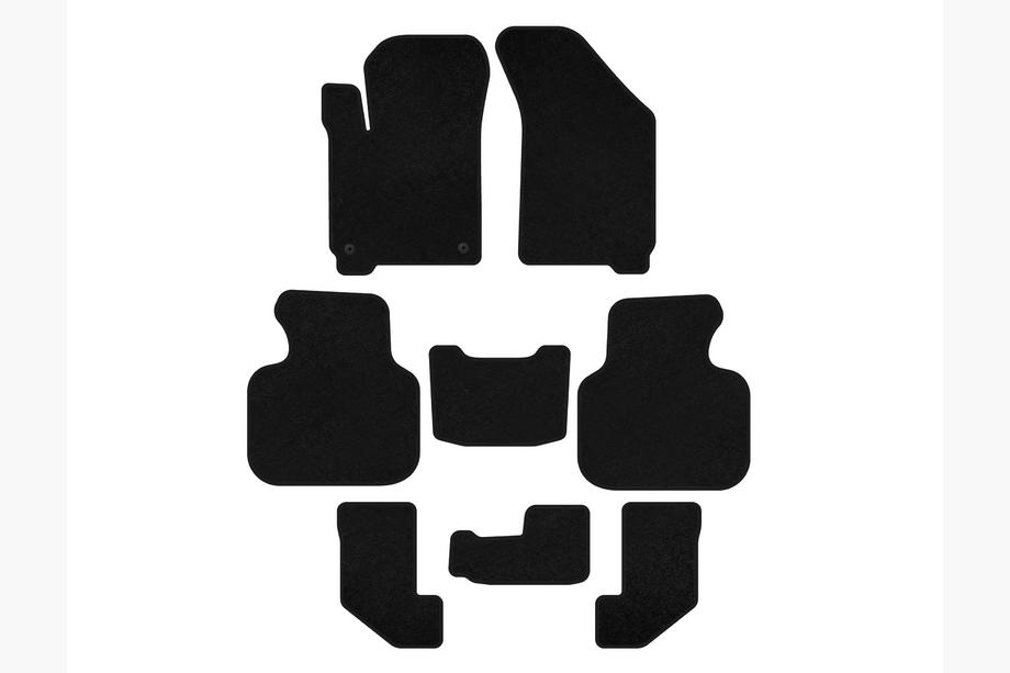 Dodge Journey 2008–2020 Tekstilne preproge Deluxe (2008-2011, 3 vrste, črne) Image