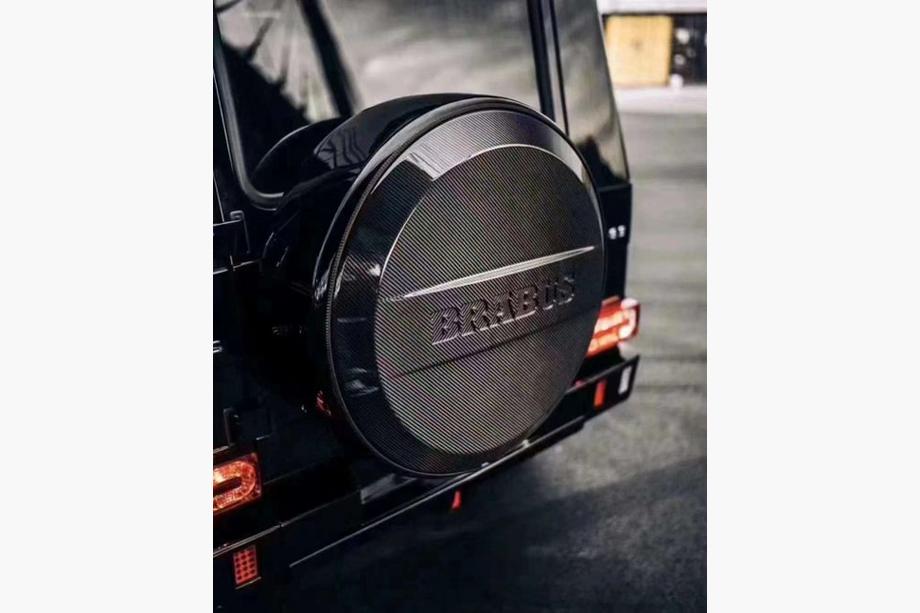 Mercedes G-Class W463 2018–2024 Pokrov rezervnega kolesa BRB-Style (Karbon) Fotografija 1