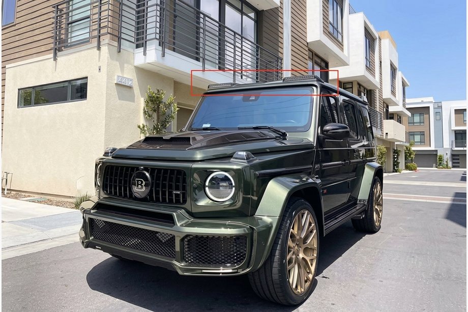 Mercedes G-Class W463 2018–2024 Spojler zadnjega stekla BRB-Design (karbon) Image