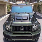 Mercedes G-Class W463 2018–2024 Okrasna obloga pokrova motorja (karbon) fotografija 1