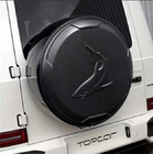 Mercedes G razred W463 1990–2018 Pokrov rezervnega kolesa Topcar-Style (Karbon) fotografija 1