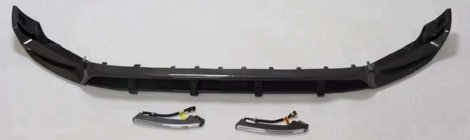 Mercedes G-Class W463 2018–2024 Sprednji lip spojler odbijača Lip (za G63 AMG, dry carbon) fotografija 1
