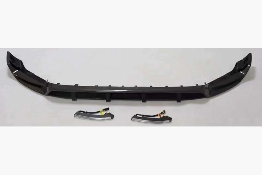 Mercedes G-Class W463 2018–2024 Sprednji lip spojler odbijača Lip (za G63 AMG, dry carbon) Image