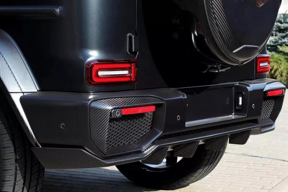 Mercedes G-Class W463 2018–2024 Difuzor zadnjega odbijača V2 (za G63 AMG, karbon) Fotografija 3