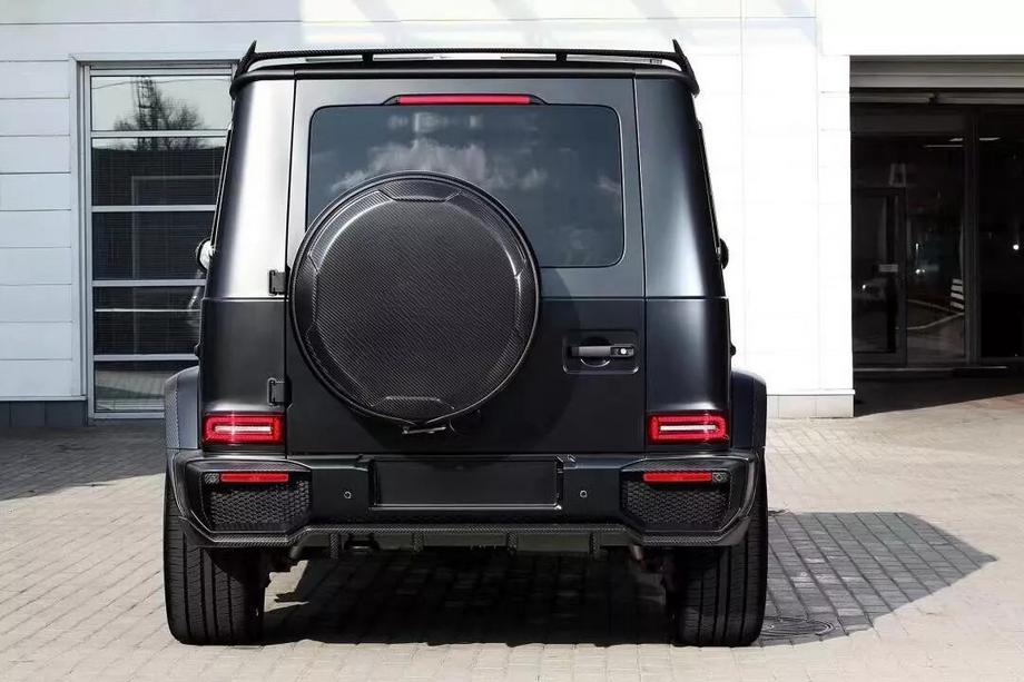 Mercedes G-Class W463 2018–2024 Difuzor zadnjega odbijača V2 (za G63 AMG, karbon) Fotografija 2