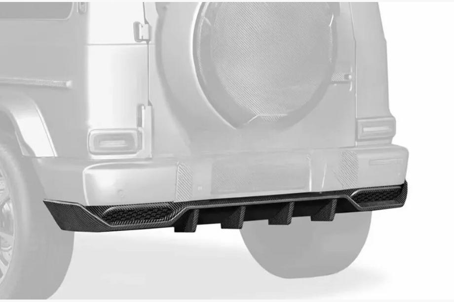 Mercedes G-Class W463 2018–2024 Difuzor zadnjega odbijača V2 (za G63 AMG, karbon) Fotografija 5