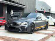 Mercedes C-class W205 2014–2021 Komplet karoserijskih dodatkov z zadnjim difuzorjem (dizajn Black Mamba C63GT) fotografija 1