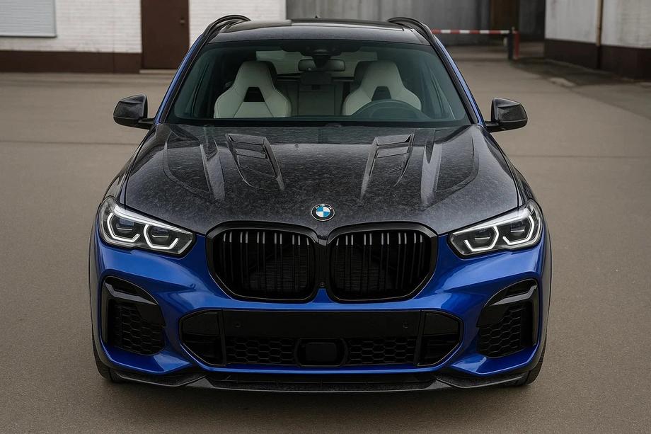 BMW X6 G06 2019–2027 Pokrov motorja iz kovanega karbona V3 (G06/F96) Image