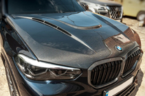BMW X6 G06 2019–2027 Karbon pokrov motorja V1 (G06/F96) fotografija 1