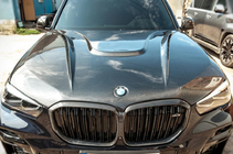 BMW X6 G06 2019–2027 Karbon pokrov motorja V1 (G06/F96) fotografija 7