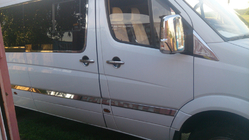 Mercedes Sprinter W906 2006–2018 Znižano Pokrovi ogledal (1 kos) Razprodaja Carmos, turško jeklo fotografija 4