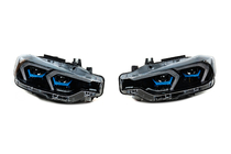 BMW serija 3 F30/F31 2012–2019 Sprednji žarometi v slogu G20 (iz halogena na LED, 2 kosa) fotografija 1
