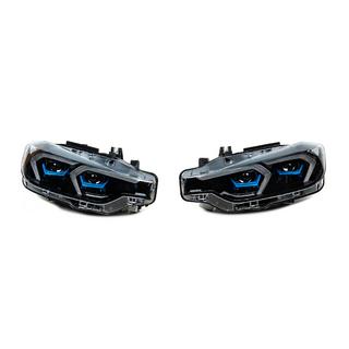 Sprednji žarometi v slogu G20 (iz halogena na LED, 2 kosa) BMW serija 3 F30/F31 2012–2019 fotografija 1