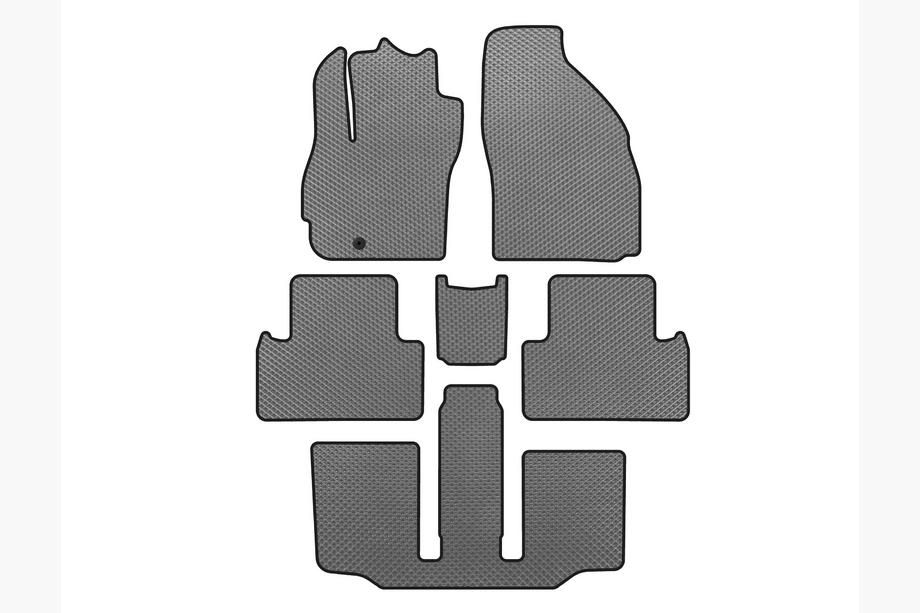 Mazda 5 2005–2009 EVA preproge (3 vrste, 7-sedežni, siva) Image