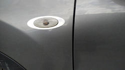 Nissan Qashqai 2010–2014 Okvir smernika (2 kos, nerjaveče jeklo) fotografija 1