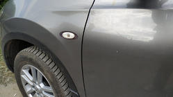 Nissan Qashqai 2010–2014 Okvir smernika (2 kos, nerjaveče jeklo) fotografija 2