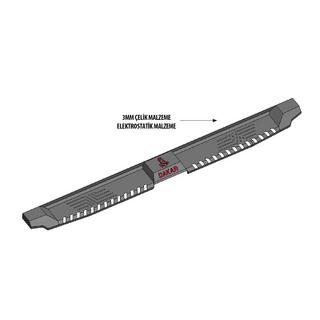 Bočne stopnice Dakar V2 brez LED (2 kos, kovina) fotografija 3