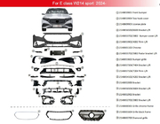 Mercedes E-сlass W214 2023– AMG-Line sprednji odbijač fotografija 2