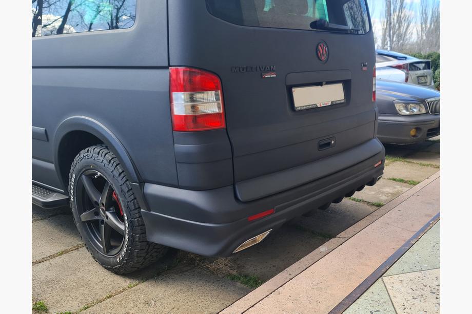 Volkswagen T5 Caravelle 2004–2010 Plastična obloga prtljažnika (za lakiranje) Fotografija 2