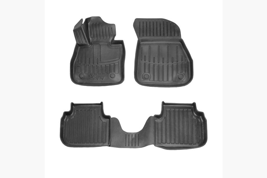 BMW serija 2 Gran Coupe F44 2020–2024 Stingray 3D gumijasti tepihi za kabino (4 kosi) Image