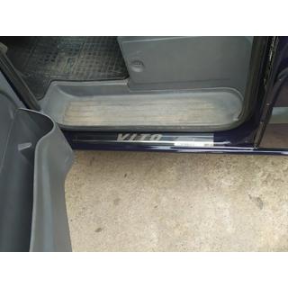 Obloge pragov Carmos (2 kosa, jeklo) Mercedes Vito W639 2004–2014 fotografija 4