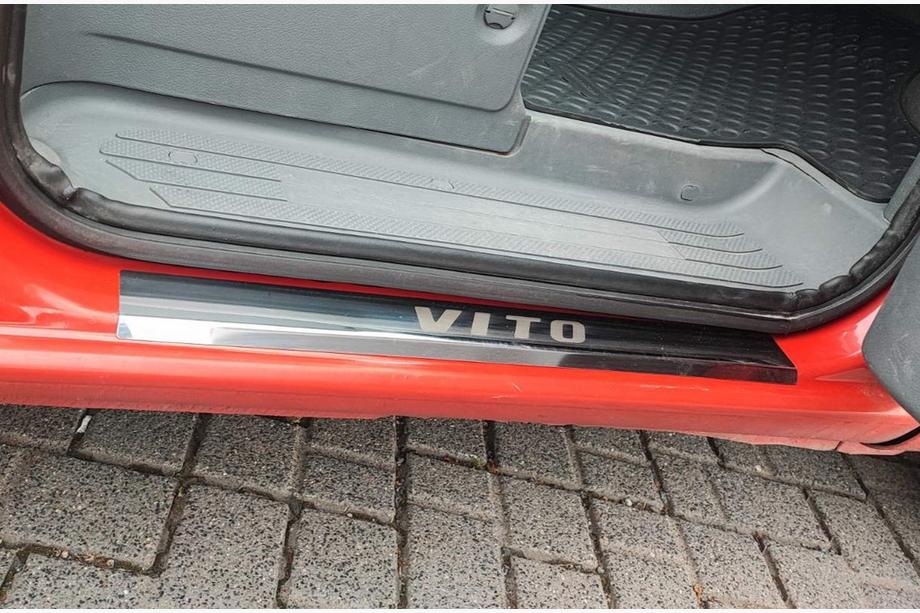 Mercedes Vito W639 2004–2014 Obloge pragov Carmos (2 kosa, jeklo) Image