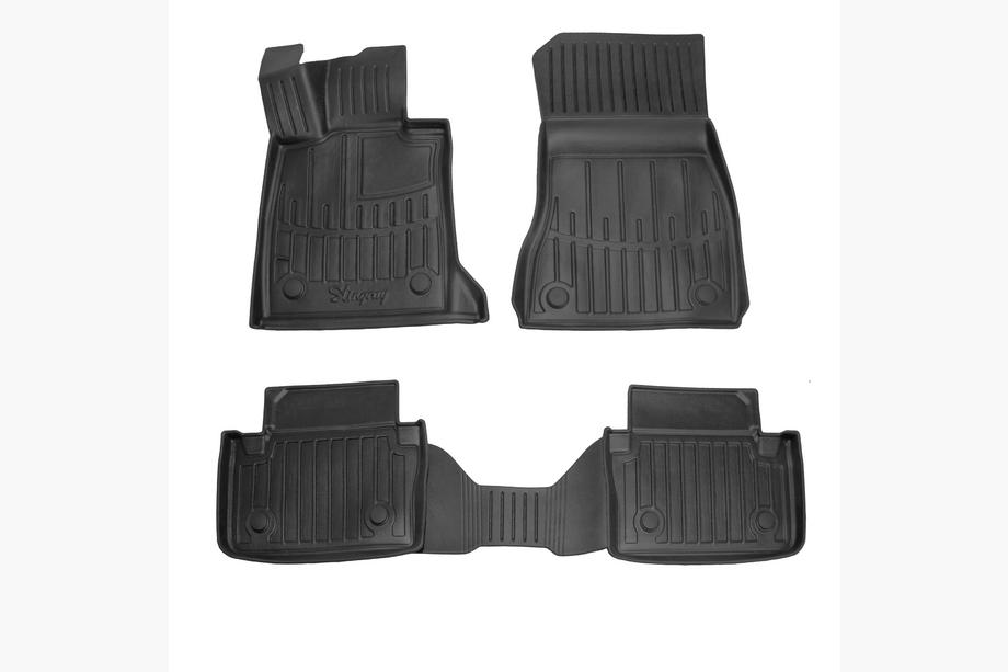 BMW 5/i5 serija G60/G60E/G61 2023– Stingray 3D gumijaste preproge za notranjost (za G60E, 4 kosi) Image