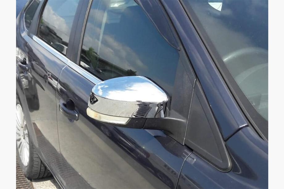 Ford Focus II 2008–2011 Kromirane obloge ogledal (2 kosa, plastika) Image
