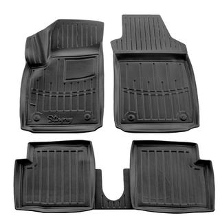Stingray 3D gumijaste preproge za kabino (Fiat 500, Europe, 5 kos)