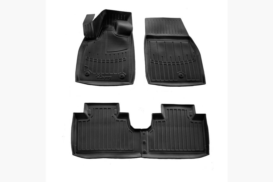Ford Mustang E-mach 2020– Stingray 3D gumijasti tepihi za kabino (4 kosi) Image
