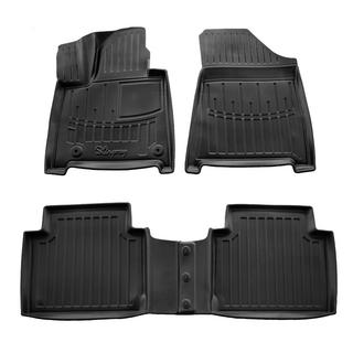 Stingray 3D gumijasti tepihi za kabino (4 kosi) Hyundai Santa Fe 5 2023–