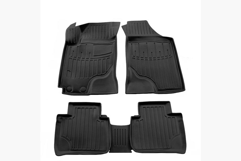 Kia Cerato 1 2004–2009 Gumijaste talne preproge Stingray 3D za kabino (5 kos) Image