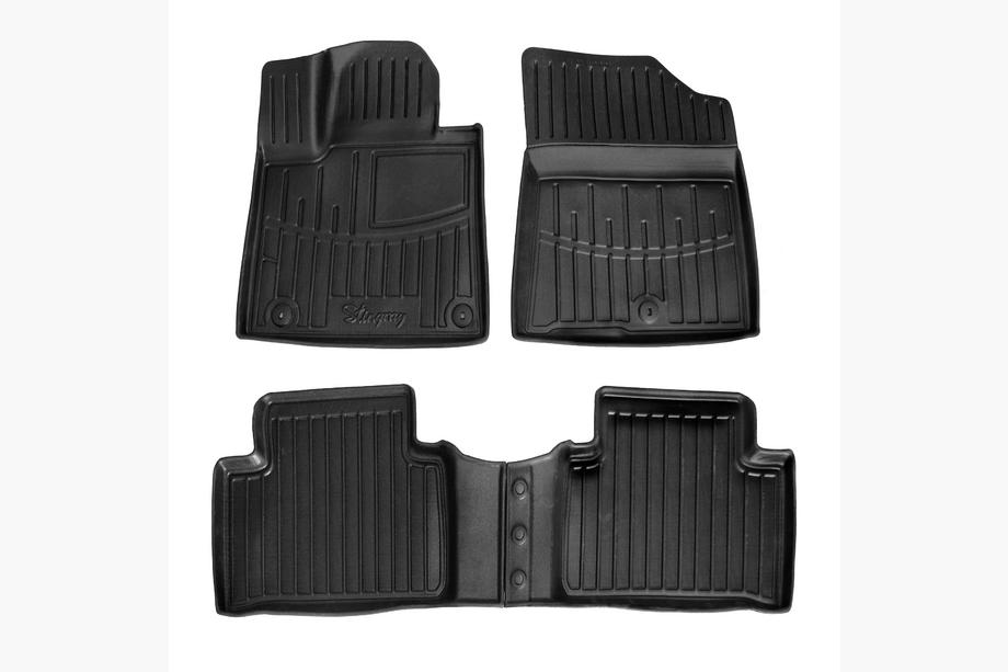 Kia Sorento IV MQ4 2020– Stingray 3D gumijasti tepihi za kabino (4 kosi) Image