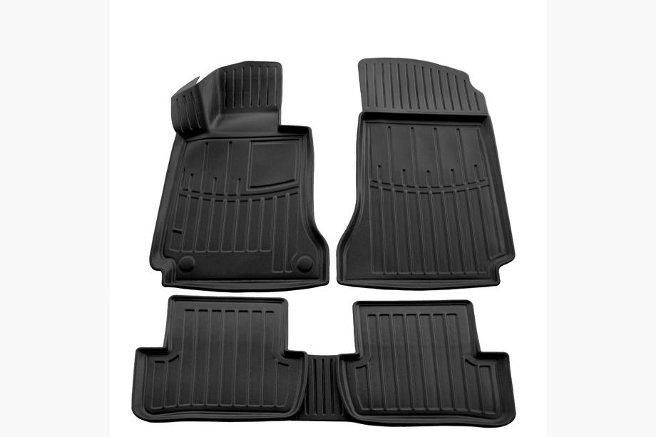 Mercedes razred C W204 2007–2015 Gumijaste talne preproge Stingray 3D za kabino (5 kos) Image