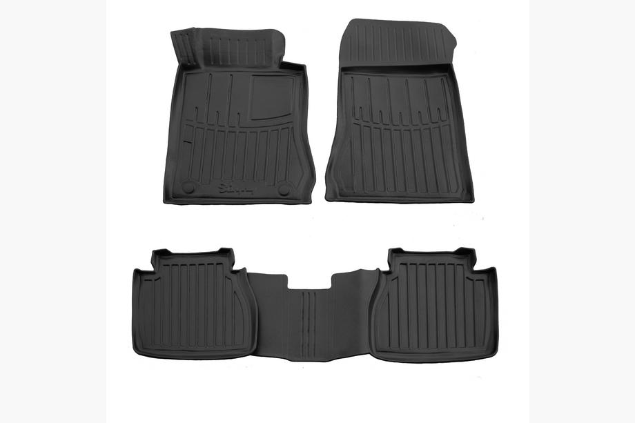 Mercedes E-class W210 1995–2002 Gumijasti tepihi Stingray 3D za notranjost (2WD, 4 kosi) Image